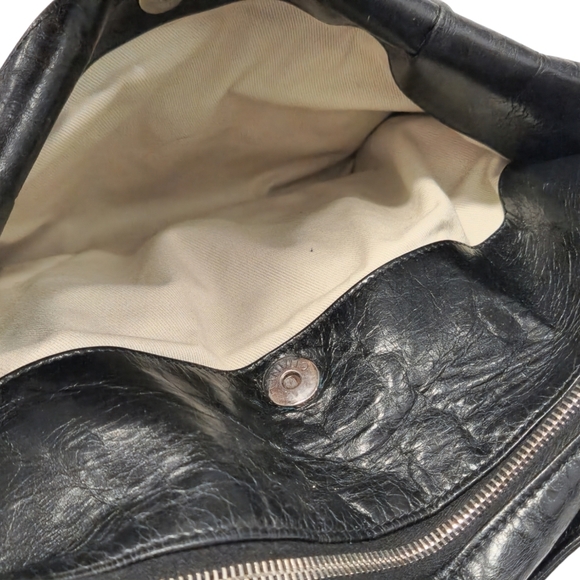 Chanel Black Double Stitched Quilted Leather Chain Bag - Picture 8 of 16